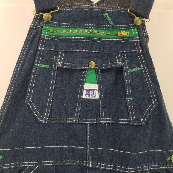 Liberty Overalls Carpenter Button Fly 36 x30 Farmer Construction Made In USA - Picture 5 of 14